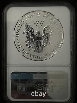 2021 W Reverse Proof Silver Eagle Ngc Pf70 John Mercanti Signed From Design Set