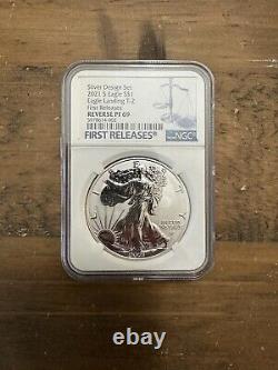 2021 W Reverse Proof Silver Eagle T2 Silver First Releases Ngc Pf69 35th Anniv