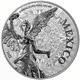 2022 2 Oz. 999 Silver Mexican ANGEL OF INDEPENDENCE Reverse Proof Coin