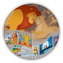 2022 3 oz Proof Niue Colorized Silver Disney The Lion King Coin