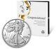 2022 Congratulations Set with American Silver Eagle One Ounce Silver Proof Coin