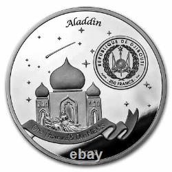 2022 Djibouti 1001 Nights Aladdin 5oz Silver Proof-Like Coin