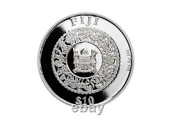 2022 Fiji Lunar Year of the Tiger 1 oz Silver Proof Coin PF 69
