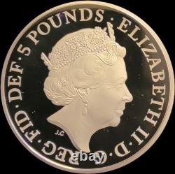 2022 GB 2 oz Silver Royal Tudor Beasts Lion of England Proof