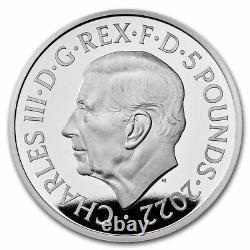 2022 Great Britain £5 Silver Proof Her Majesty Queen Elizabeth SKU#261512