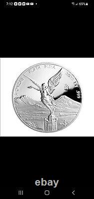 2022 Libertad 5oz Silver Proof Coin Mexico