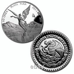 2022 Mexico Proof Silver Libertad 5 coins set