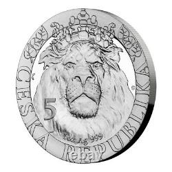 2022 Niue 1 oz Silver Czech Lion Anniversary Proof VERY LIMITED SHIPS NOW