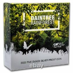 2022 Niue 5 oz Silver Proof The Daintree Rainforest SKU#247136