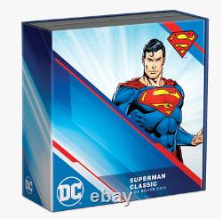 2022 Niue Classic Superheroes Superman 1 oz Silver Proof $2 Coin OGP