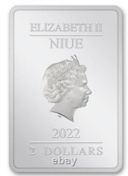 2022 Niue GI Joe 40th Anniversary Colorized 1 oz. 999 Silver Proof Bar Coin