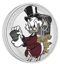 2022 Niue Scrooge McDuck 75th Anniversary 1 oz Silver Proof only 1947 made
