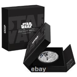 2022 Niue Star Wars DARTH VADER 3 oz. 999 colorized silver proof coin