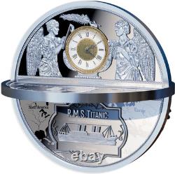 2022 Niue Titanic Catastrophe 100th Ann 2 oz Silver 3D Shaped Proof Coin