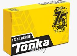 2022 Niue Tonka 75th Anniversary Colorized 1 oz. 999 Silver Proof Coin Bar