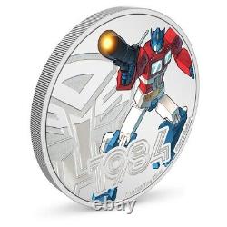 2022 Niue Transformers Optimus Prime 1oz Silver Colorized Proof Coin