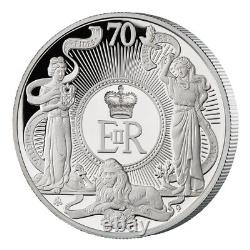 2022 Queen Elizabeth II Platinum Jubilee 1oz Silver PROOF £1 Coin OGP & COA
