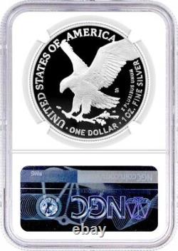 2022 S $1 Proof Silver Eagle NGC PF70 UCAM First Day of Issue Gaudioso Signature