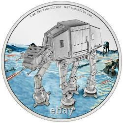 2022 Star WarsT AT-AT WALKER 5oz Silver Coin 300 Mintage SALE PRICED 5-12-22