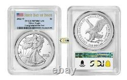 2022-W Proof $1 American Silver Eagle Congratulations Set PCGS PR70DCAM FDOI