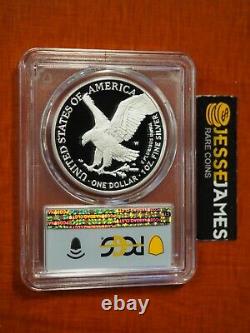 2022 W Proof Silver Eagle Pcgs Pr70 Dcam Flag First Day Of Issue Fdi Label
