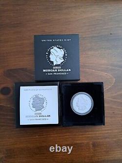 2023 $1 S Proof Silver Peace & Morgan Dollar With Box/coa 2 Coin Set 23xl 23xf