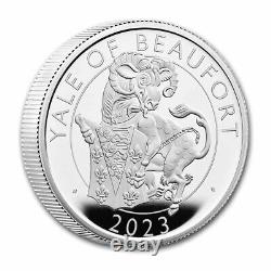 2023 2oz Silver Royal Tudor Beasts Yale of Beaufort Prf (Box/COA) SKU#257618