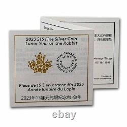2023 Canada 1 oz Proof Silver $15 Lunar Year of the Rabbit SKU#255930