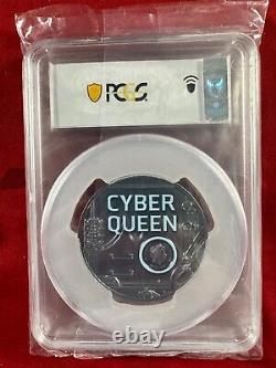 2023 Cyber Queen The Beginning 3oz HR Black Proof Silver FDI PCGS PR70DCAM & OGP