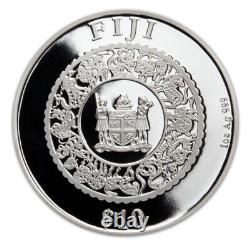 2023 Fiji Chinese Lunar Year of the Rabbit 1oz Silver Pearl Insert Coin