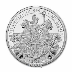 2023 Great Britain 2 oz Silver Proof Britannia (with Box & COA) SKU#272986