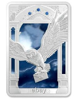 2023 Harry Potter Magical Creatures Hedwig 1oz Silver Colorized Proof in stock
