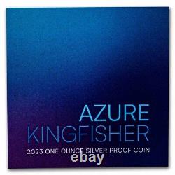 2023 Niue 1 oz Silver Proof Azure Kingfisher SKU#273821