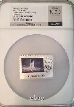 2023 Niue Cinderella Castle Disney 1oz 999 Silver Proof Coin NGC PF70 UCAM FRESH