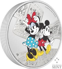 2023 Niue Disney Mickey & Friends Mickey & Minnie 3oz Silver Proof MIntage 1000