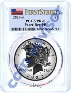 2023 S $1 Morgan & Peace Dollar Reverse Proof Set PCGS REV PR70 First Strike