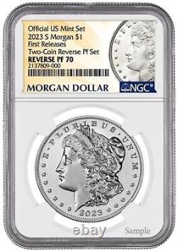 2023-S $1 Reverse Proof MORGAN DOLLAR NGC PF70 First Releases Silver Coin