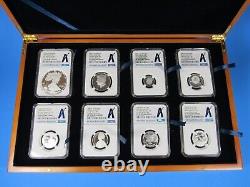 2023 S 8-Coin Set, Silver Limited Proof Set NGC Pf 70 Ucam Advanced Releases
