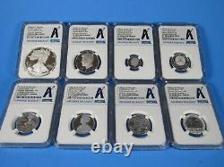 2023 S 8-Coin Set, Silver Limited Proof Set NGC Pf 70 Ucam Advanced Releases