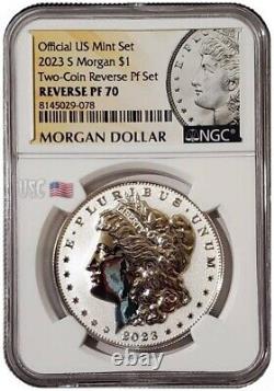 2023-S Reverse Proof MORGAN DOLLAR NGC PF70 Yellow Label Silver Coin