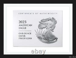 2023 Silver Proof American Silver Proof San Fransisco Mint Coin Box COA