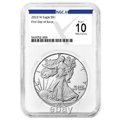 2023-W Proof $1 American Silver Eagle NGCX PF10UC FDI X Label