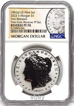 2023 s reverse proof morgan silver dollar ngc rp 70 first releases in hand