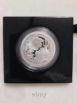 2024 2 oz Silver Proof Britannia & Liberty Coin
