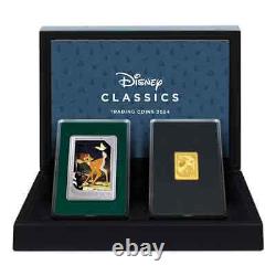 2024 Agoro Niue Disney Silver Trading Coins 2 pc Silver Proof Set in Sealed Box