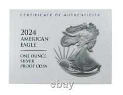 2024 American Silver Proof Eagle Box OGP & COA US Mint