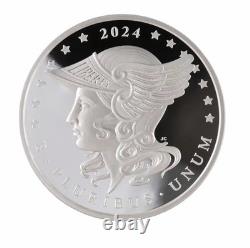 2024 Ascension Islands 1-oz Silver Helmeted Liberty Proof only 1000 minted