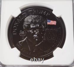 2024 CAMEROON PROOF SILVER OBSIDIAN DONALD TRUMP NGC PF70 HR! Cheapest On eBay