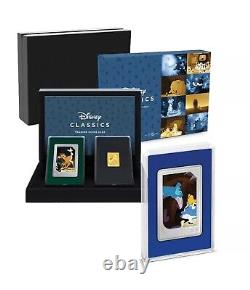 2024 Disney Silver Trading Coins (Sealed Box) 2 pc Agoro Niue Proof Set. 999