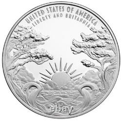 2024 Liberty & Britannia Silver Proof Medal 1 oz US Mint 24YB OGP&COA Presale